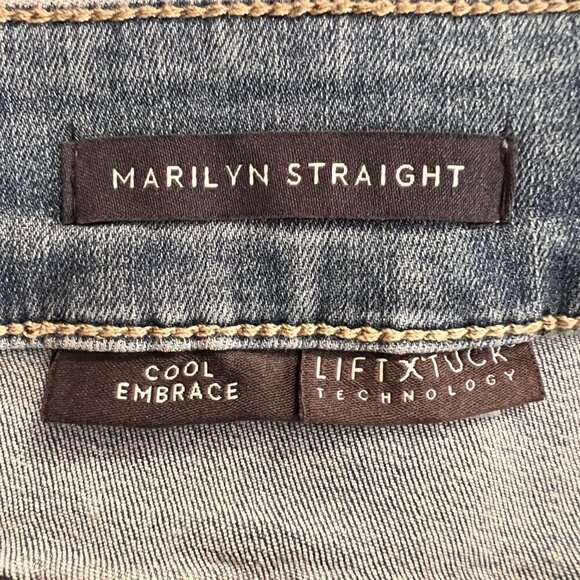 NYDJ Plus Marilyn Crop Cuff Rockie Straight Capris Shorts Women's NWT 22W - Picture 9 of 12